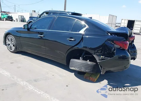 2022 Infiniti Q50 Sensory z USA, uszkodzony, nr VIN JN1EV7CP1NM311867